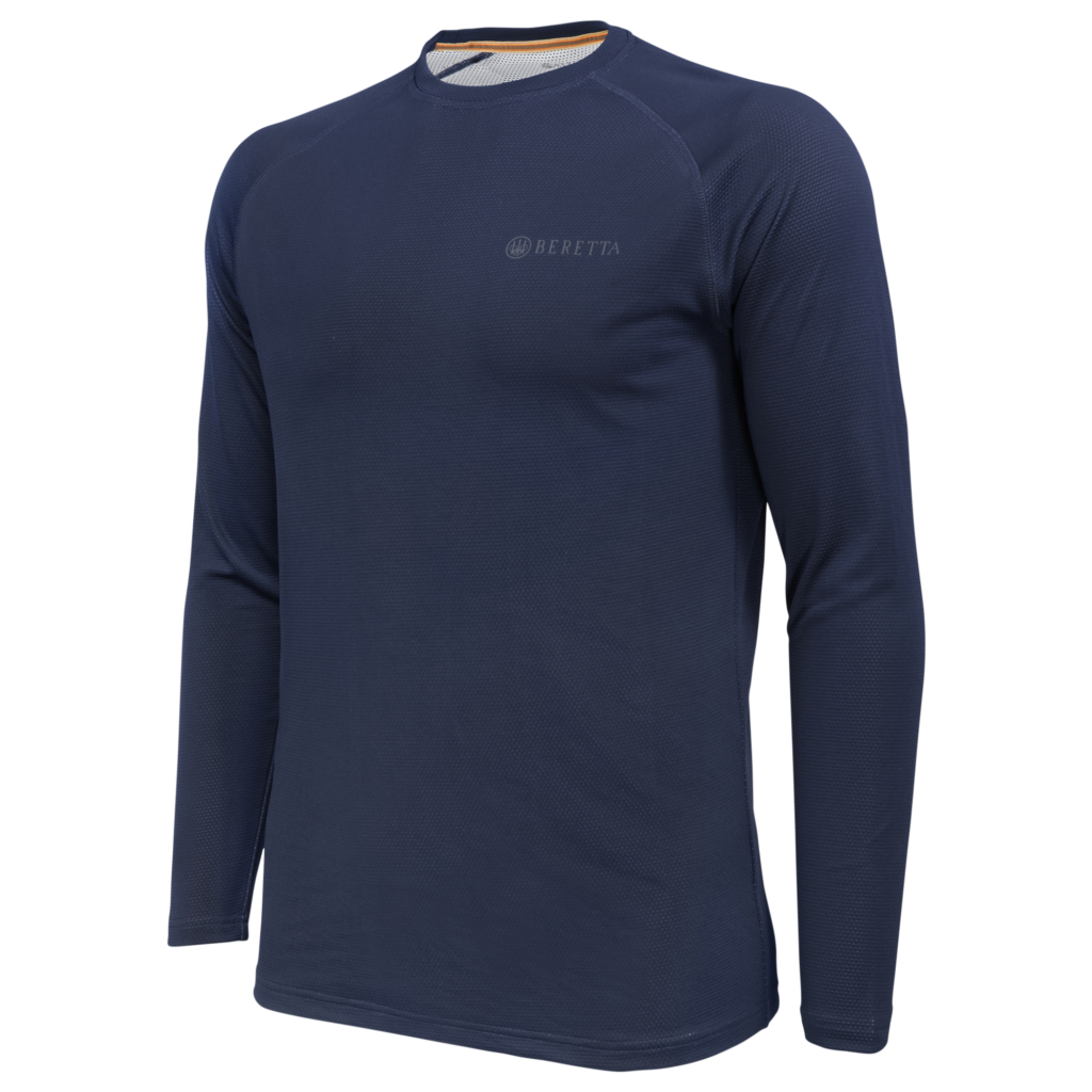 Beretta Long Sleeve Blue T-shirt