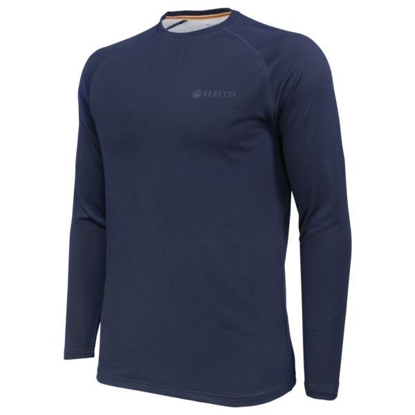 Beretta Long Sleeve Blue T-shirt