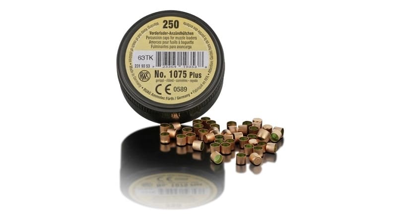 Percussion Caps 1075 (#11) Ribbed Plus 250 Pack